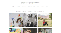 Desktop Screenshot of lifeinvegasphotography.com